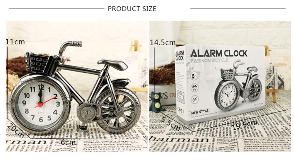 Đồng Hồ Để Bàn Hình Xe đạp Fashion Bicycle - Tặng kèm pin