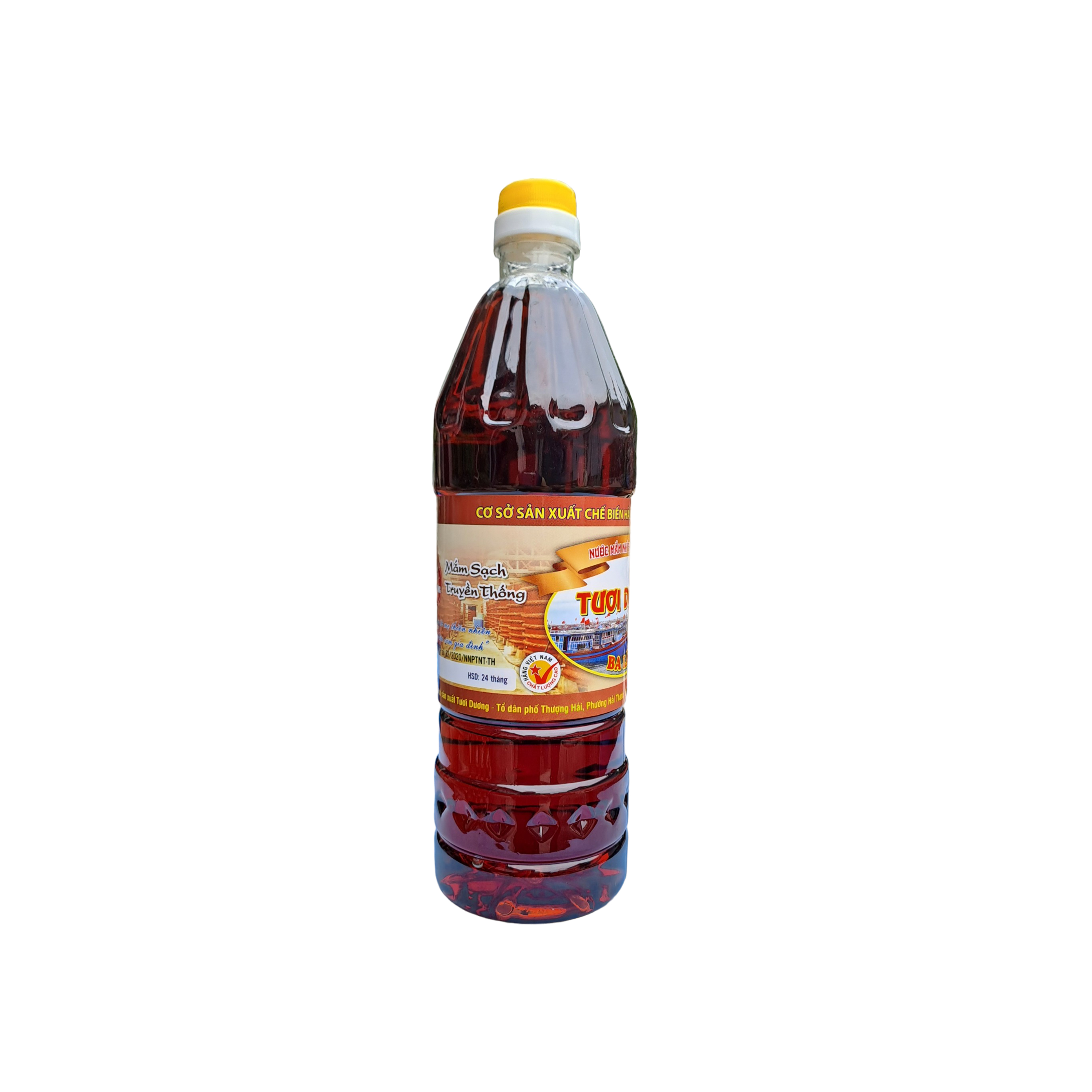 Nước mắm Thượng Hạng Ba Làng cốt cá cơm chai 1 lít