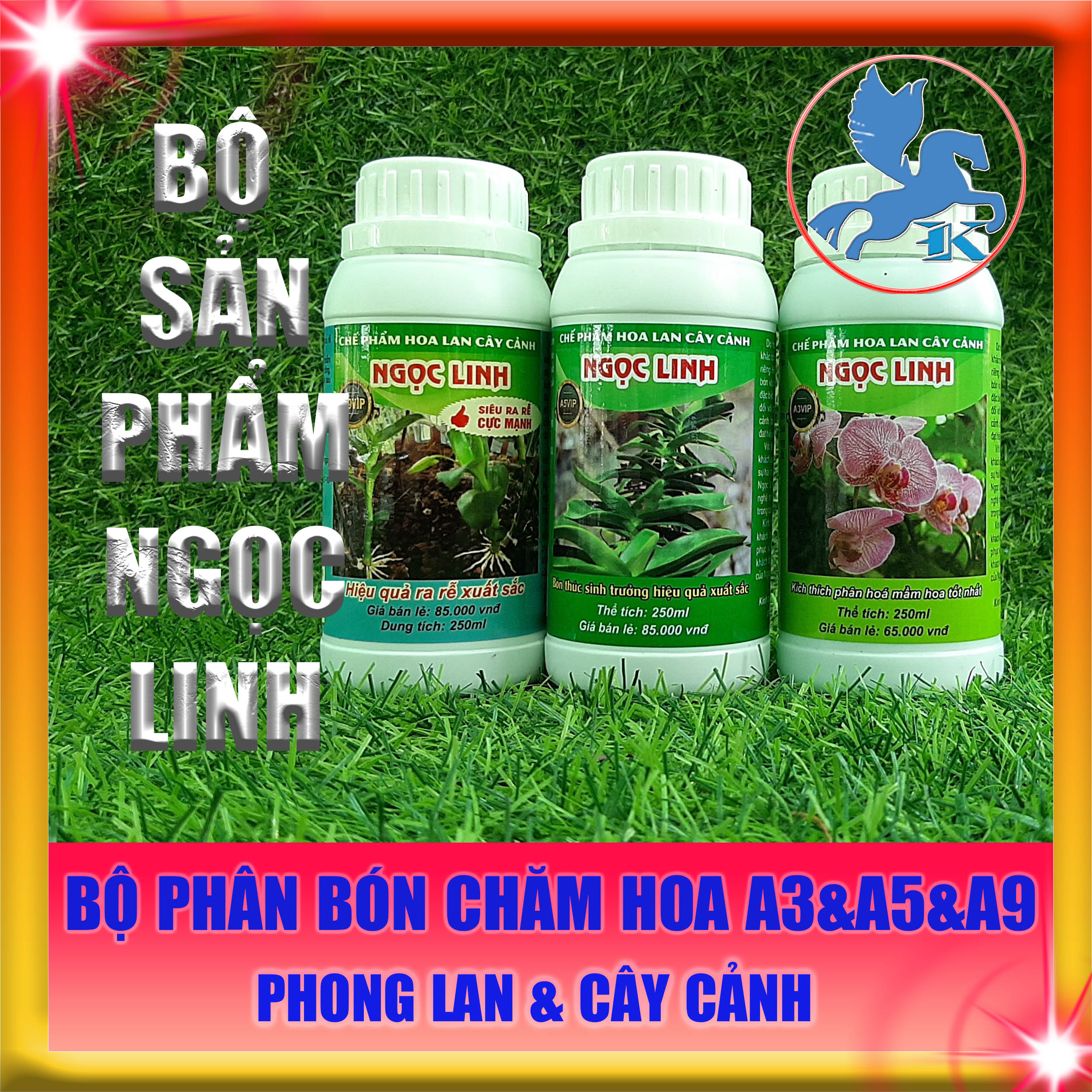 Bộ phân bón chăm hoa | Chế Phẩm Ngọc Linh
