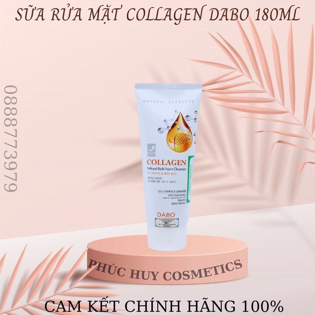 SỮA RỬA MẶT DABO COLLAGEN 180ML