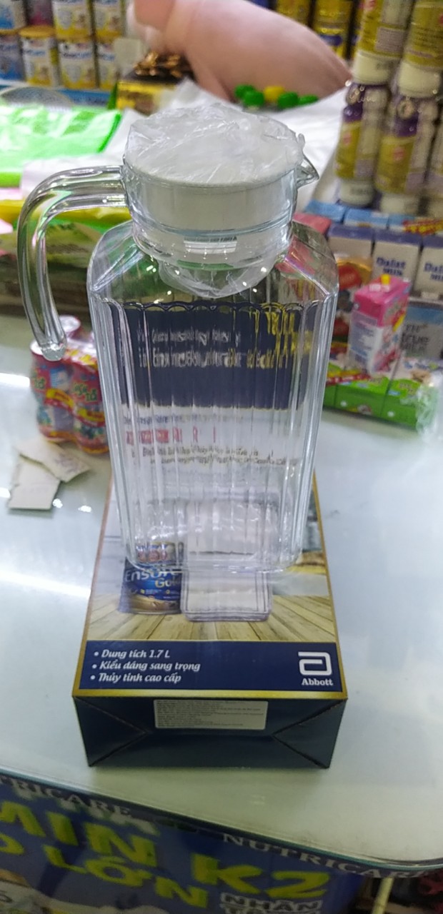 Bình Đựng Nước Thủy Tinh Luminarc Quadro (1.7L)