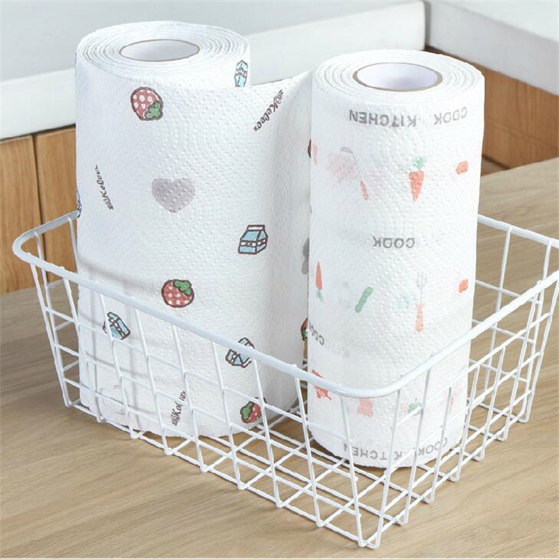 Cuộn khăn giấy thấm dầu hình củ quả