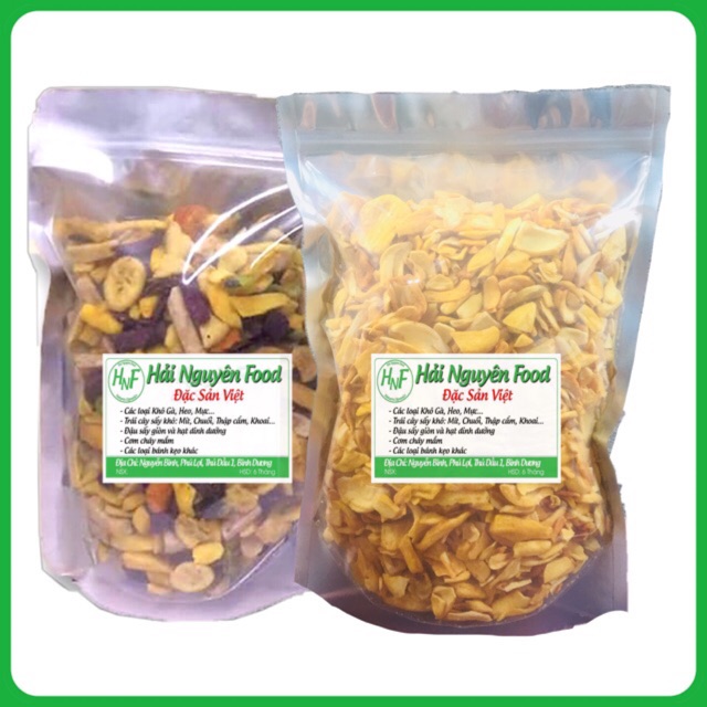 Combo 1kg [0.5kg mít+0.5kg thập cẩm] vụn