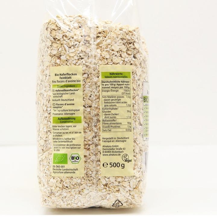 Yến Mạch Đức Hafer Flocken Cán Vỡ 500g