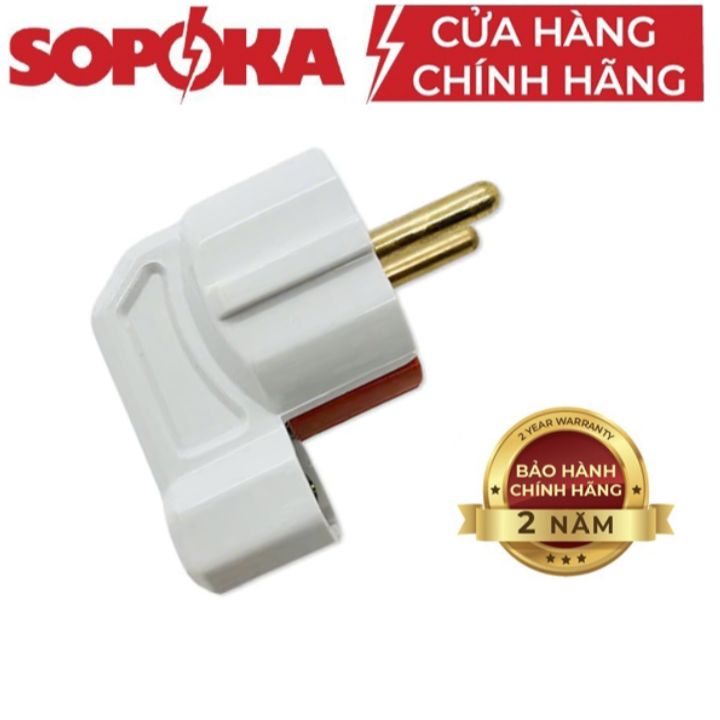 Phích cắm siêu chịu tải dây gập 3000W Sopoka (P3000W-G1)