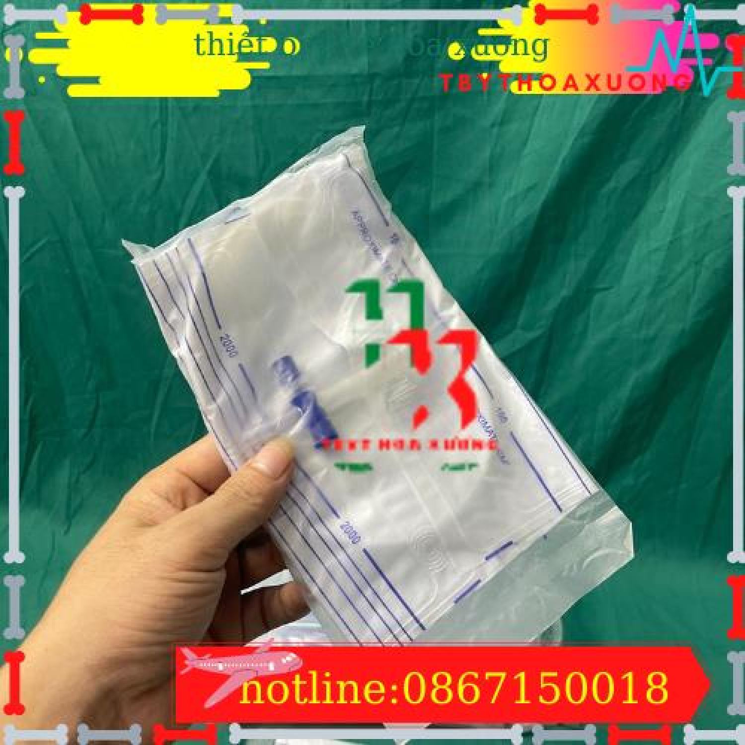 10 Túi Đựng Nước Tiểu Van Ngang