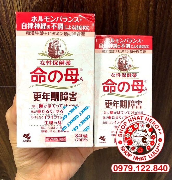 Viên uống tiền mãn kinh Kobayashi hộp 420 viên Nhật bản