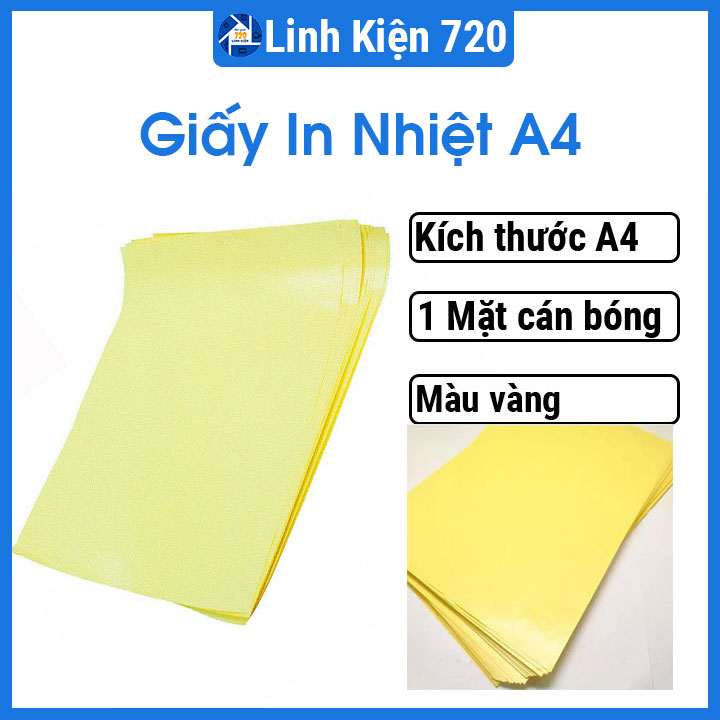 Combo 10 giấy in nhiệt A4 dùng cho mạch điện tử