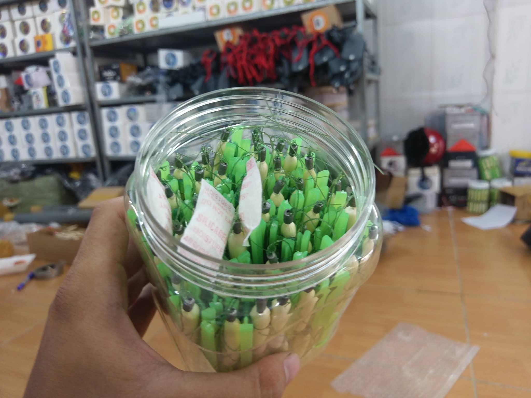 Bộ 5 phao bắp quấn sẵn lưỡi,chì,cước