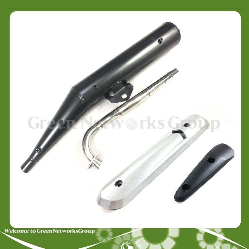 Bộ pô và ốp pô Spark cho xe Wave RSX 110 Greennetworks