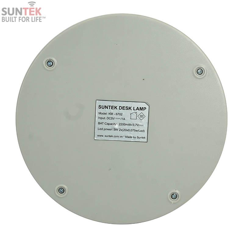 Đèn LED để bàn tích điện thông minh SUNTEK KM-6702