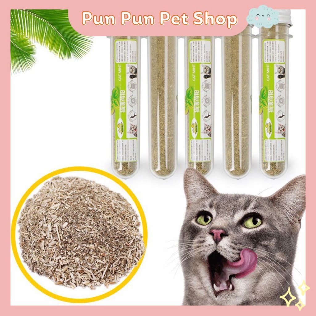 Cỏ mèo Cat Mint bạc hà dạng bột dành cho mèo – PunPunPet Shop