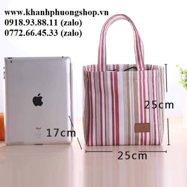 túi giữ nhiệt đựng cơm - túi đựng hộp cơm