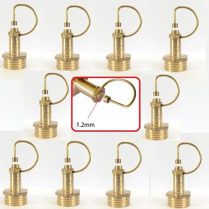 Set 10 béc phun sương dùng lắp hệ thống tưới cây tự động chất liệu đồng thau