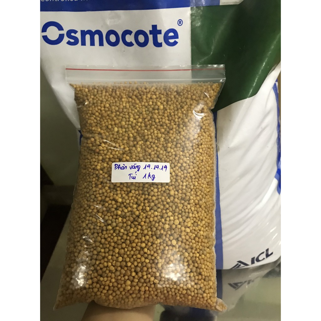 Phân vàng Osmocote 14-14-14 tan chậm 1kg