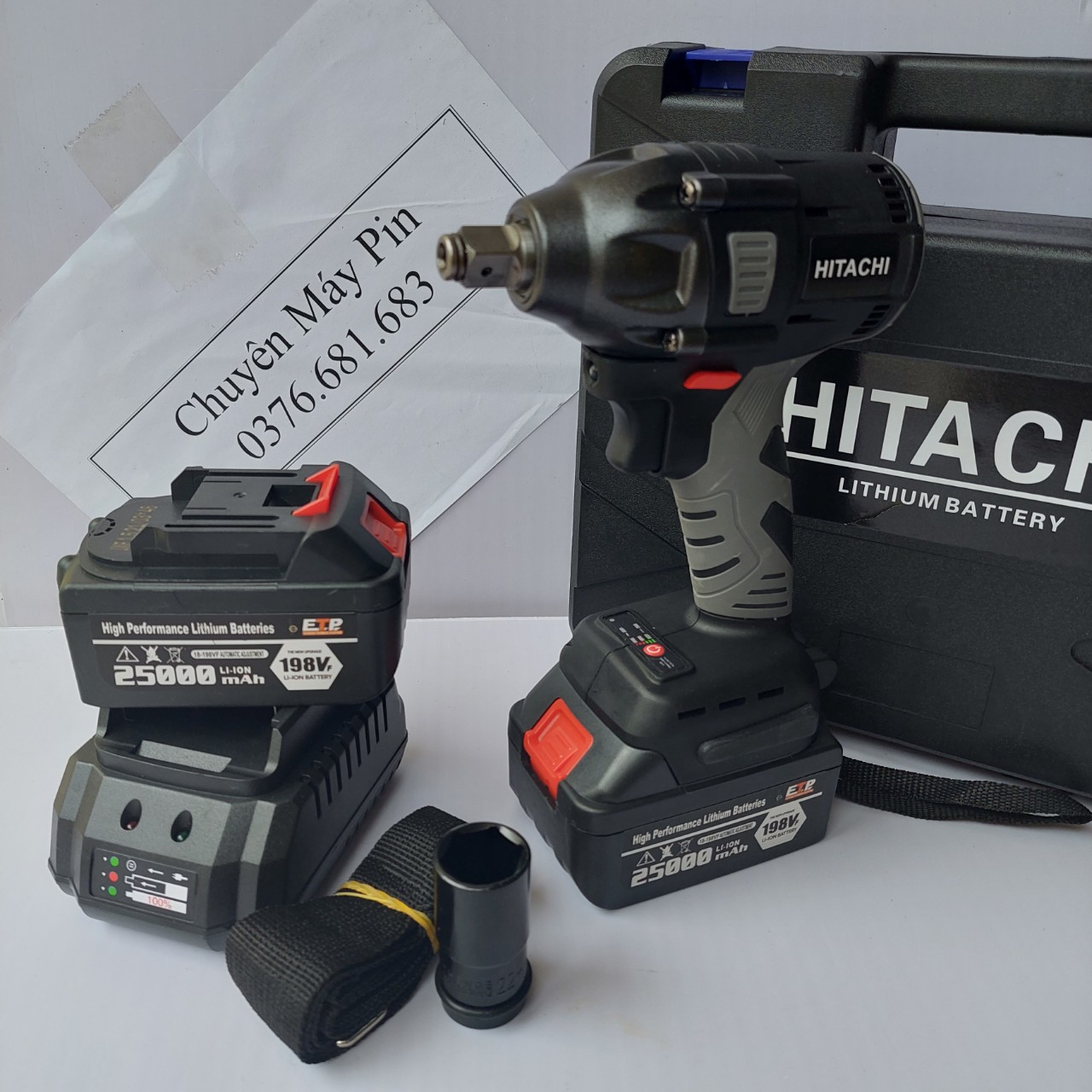 [HÀNG HOT] Siết Bulong Hitachi Không Chổi Than 198v