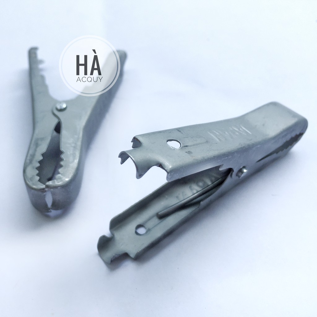 10 cặp Kẹp bình ắc quy Xám TK 30A - 7Cm
