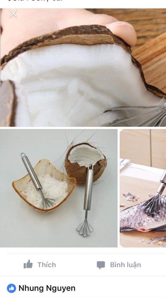 DỤNG CỤ NẠO DỪA, ĐÁNH VẨY CÁ
