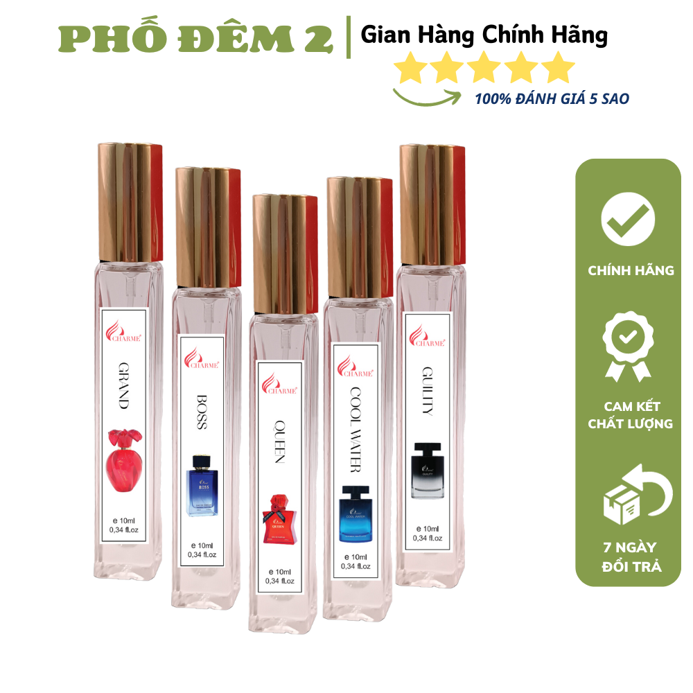 Bộ set nước hoa charme mini