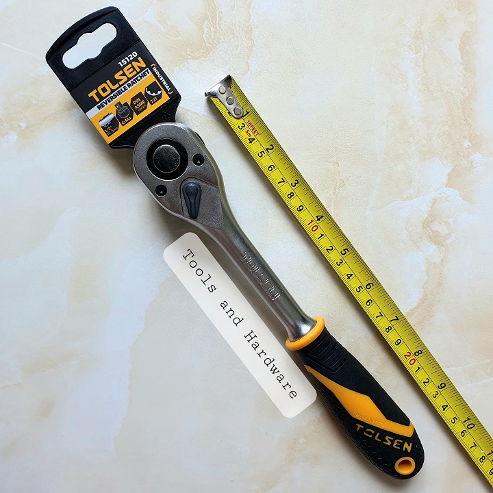 Cần siết tự động hai chiều 1/2″ hãng Tolsen cao cấpTay vặn tự động, Cần tuýp, Tay vặn khẩu đảo chiều