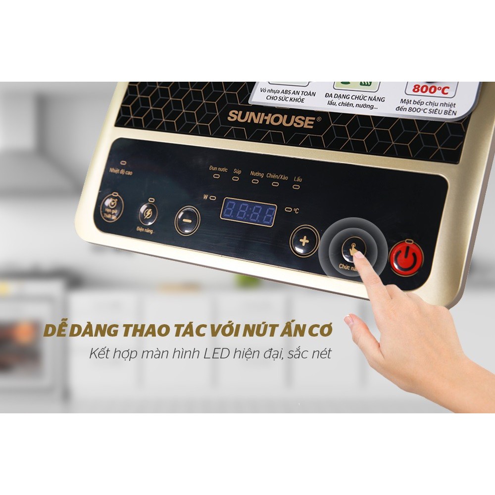 BếP HồNg NgoạI Cơ Sunhouse Shd6010 2000W
