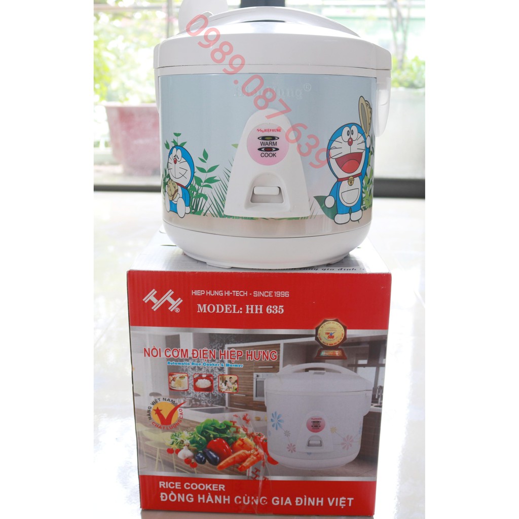 [Hàng Chính Hãng] Nồi cơm điện mini Hiệp Hưng HH635 1 Lít (1-2 người ăn)