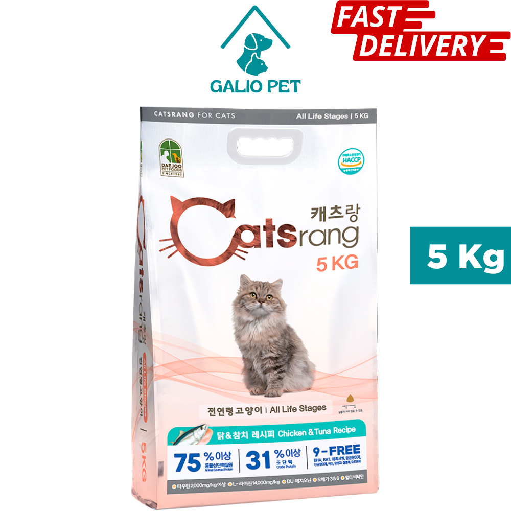 Thức Ăn Hạt Cho Mèo Mọi Lứa Tuổi Catsrang Túi 5 Kg (All Stages)