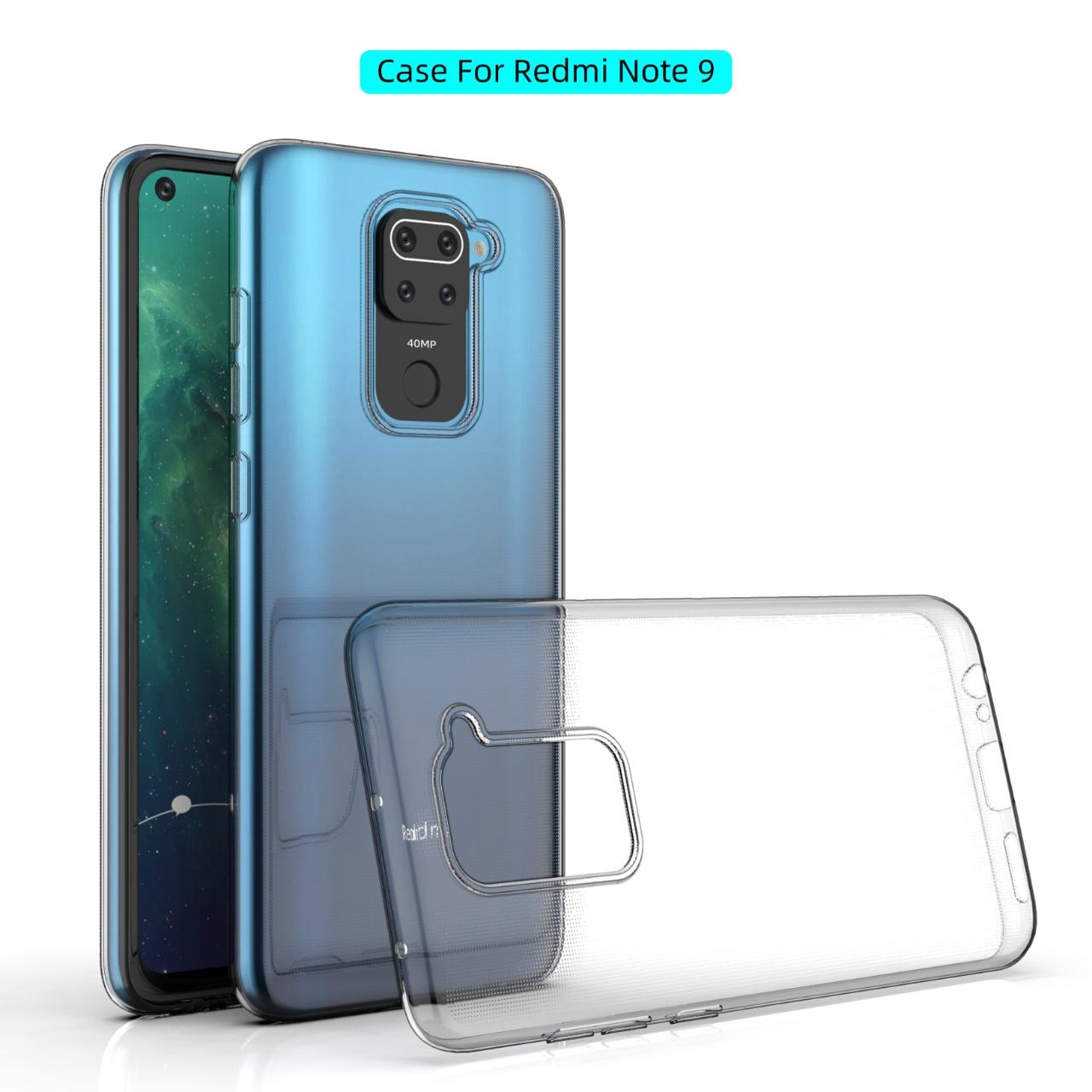 Ốp dẻo trong suốt cho Redmi Note 9 (Hàng loại A)