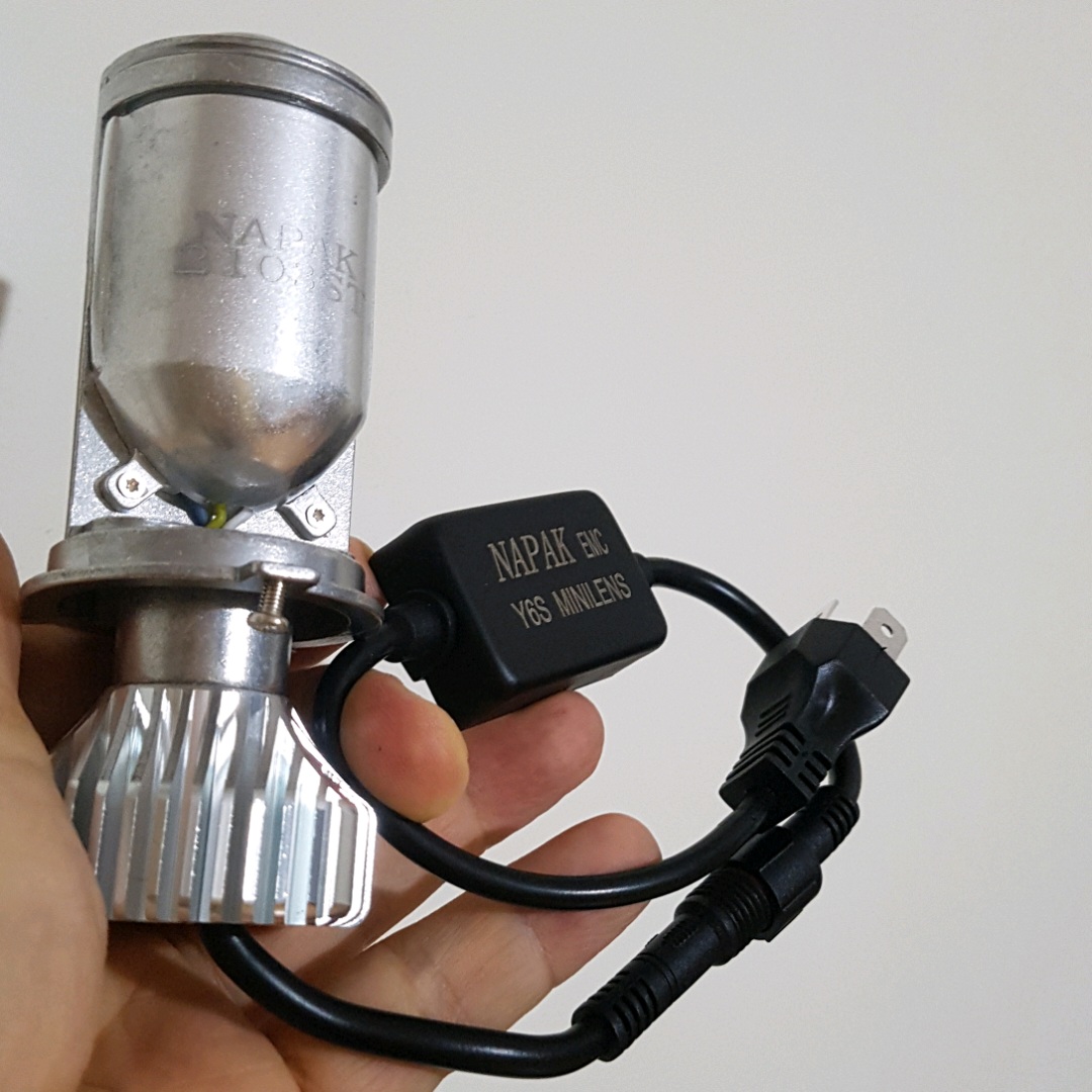 Bi cầu mini Led Napak  H4 cốt đổi 3 màu