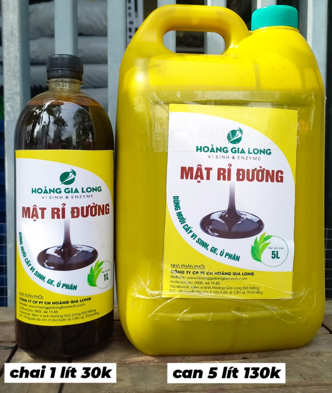 Mật rỉ đường nuôi cấy vi sinh (can 5 lít = 6.5kg)