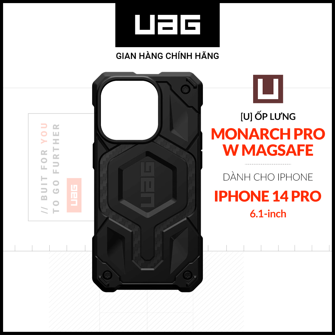 Ốp Lưng UAG MONARCH Pro Magsafe Cho iPhone 14 Pro [6.1 INCH]