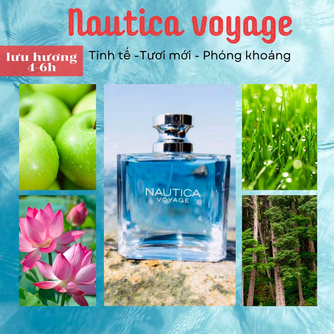 (Authentic)Nước hoa nam Nautica Voyage 10ml