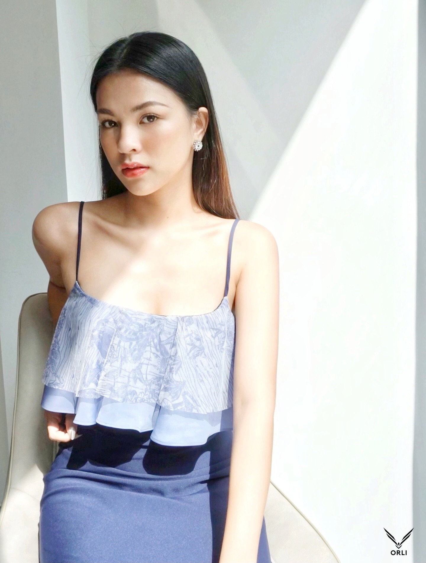 Đầm dây lụa mùa hè, Calla Dress - Orli Label