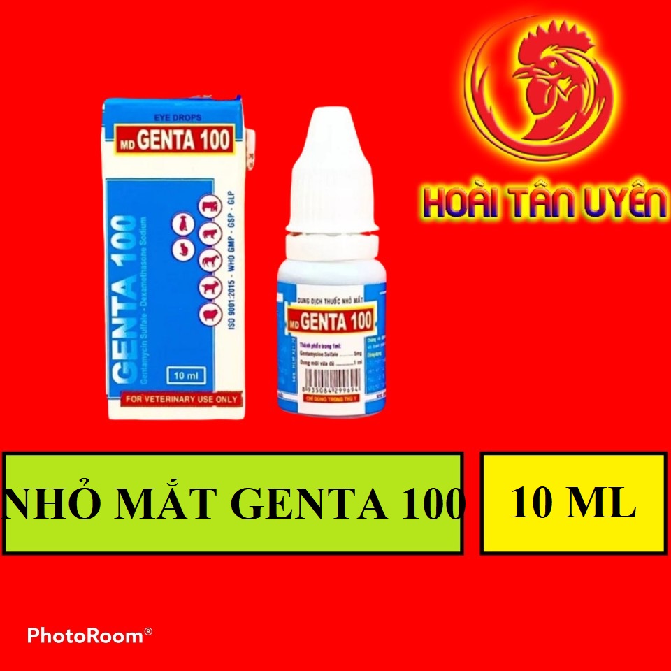 Thuốc nhỏ mắt chuyên gà đá GENTA 100