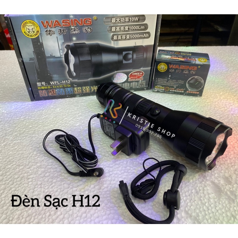 Đèn Pin Siêu Sáng WASING WFL - H12
