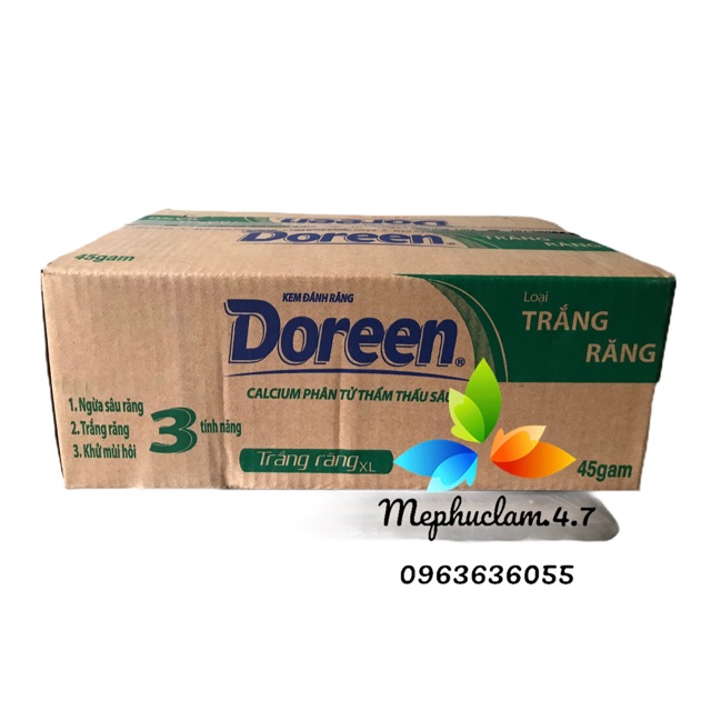 Kem đánh răng Doreen 120 hộp (45gr/1 hộp)