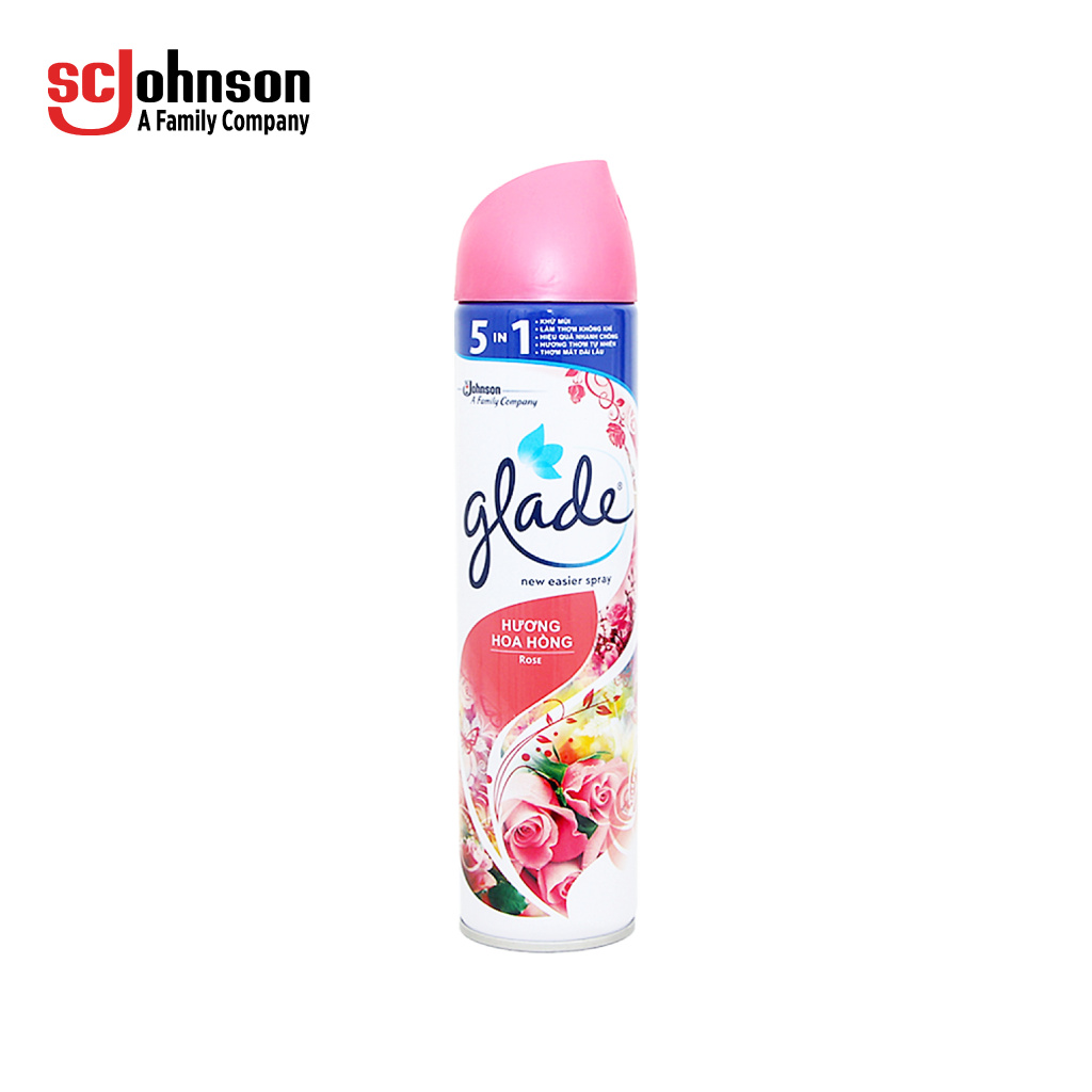 GLADE Xịt thơm phòng hương Hoa Hồng 280ML