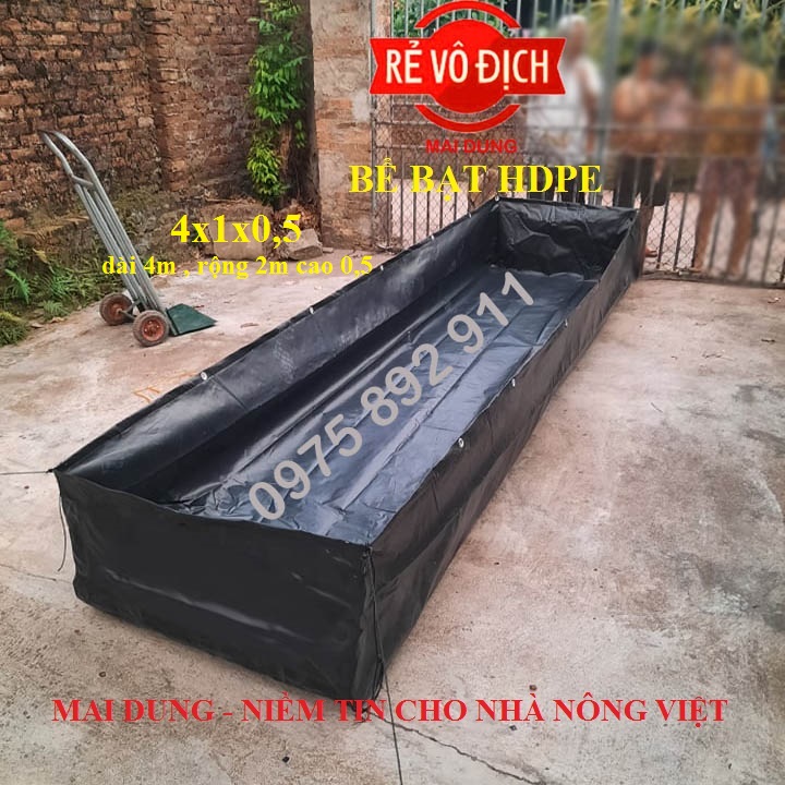 Bể bạt nuôi ốc , ếch , cá , lươn - loại HDPE
