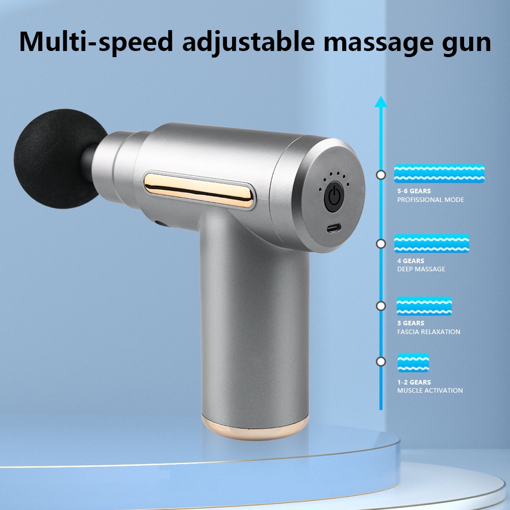 Máy massage đa năng toàn thân Xiaomi GUN OSK-802 4 đầu massage tiện lợi, 6 chế độ massage tùy ý chỉnh giúp bạn giảm nhanh các cơn đau trên cơ thể một cách hiệu quả