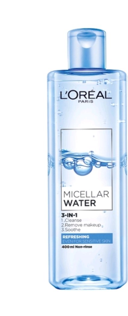 Nước tẩy trang tươi mát L'Oreal Paris Micellar Water 400ml (xanh nhạt)