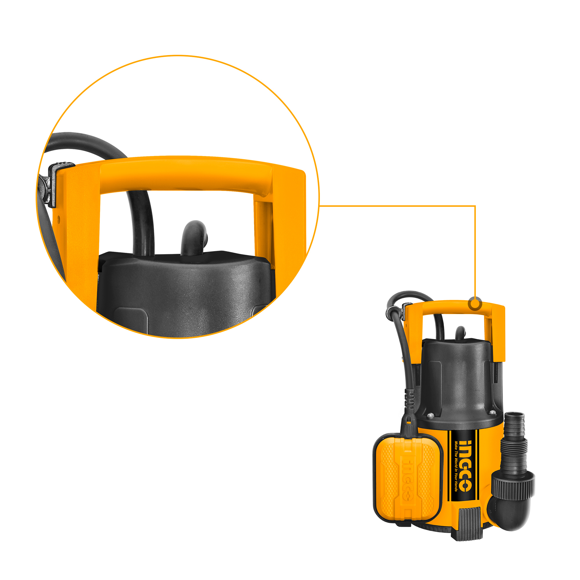 Máy bơm chìm nước sạch INGCO SPC4001 400W 0.5HP