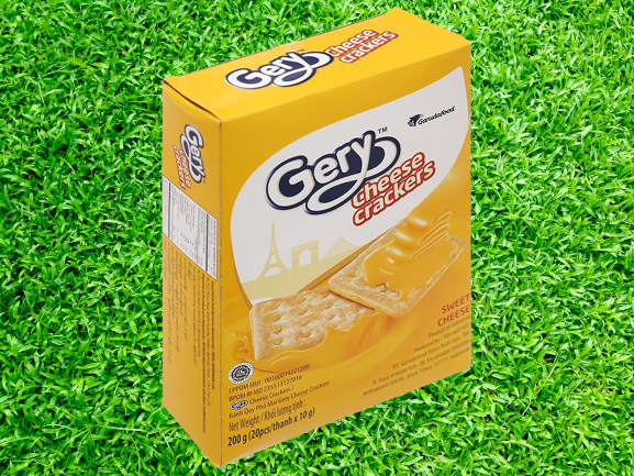 Bánh Quy Phô Mai Gery Cheese Crackers (Hộp 300g)