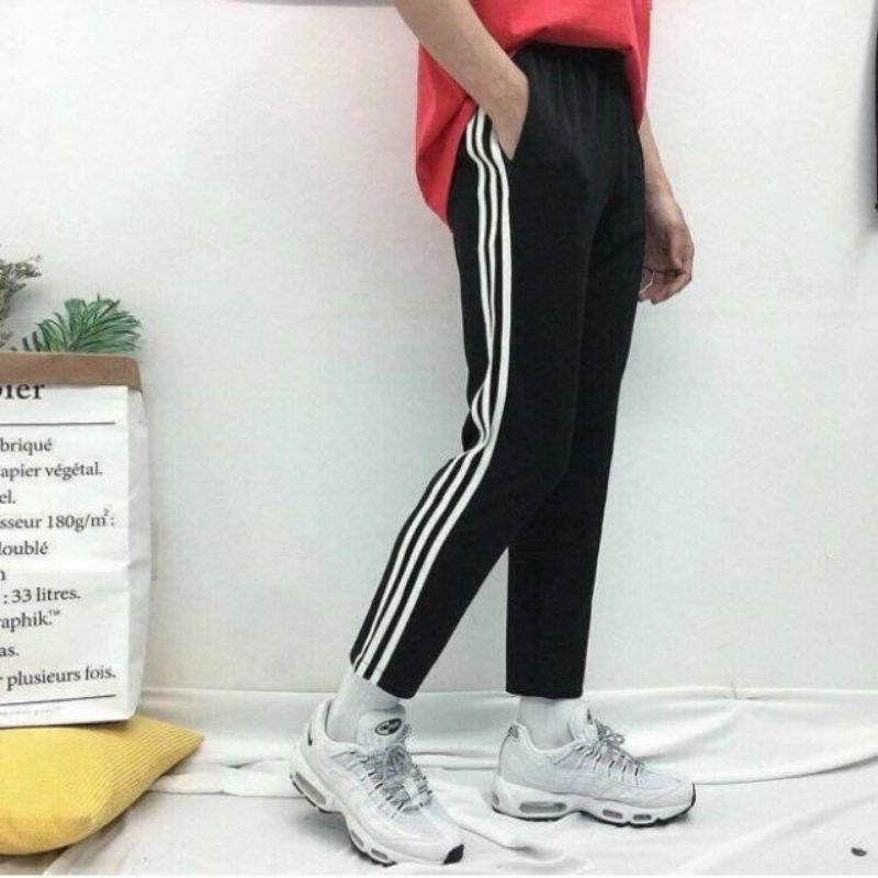 quần baggy 3 sọc chất umi