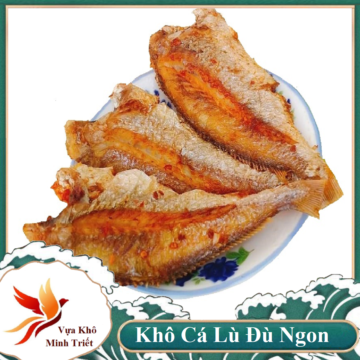 1KG KHÔ CÁ LÙ DÙ ĐẤT MŨI- VỰA KHÔ MINH TRIẾT