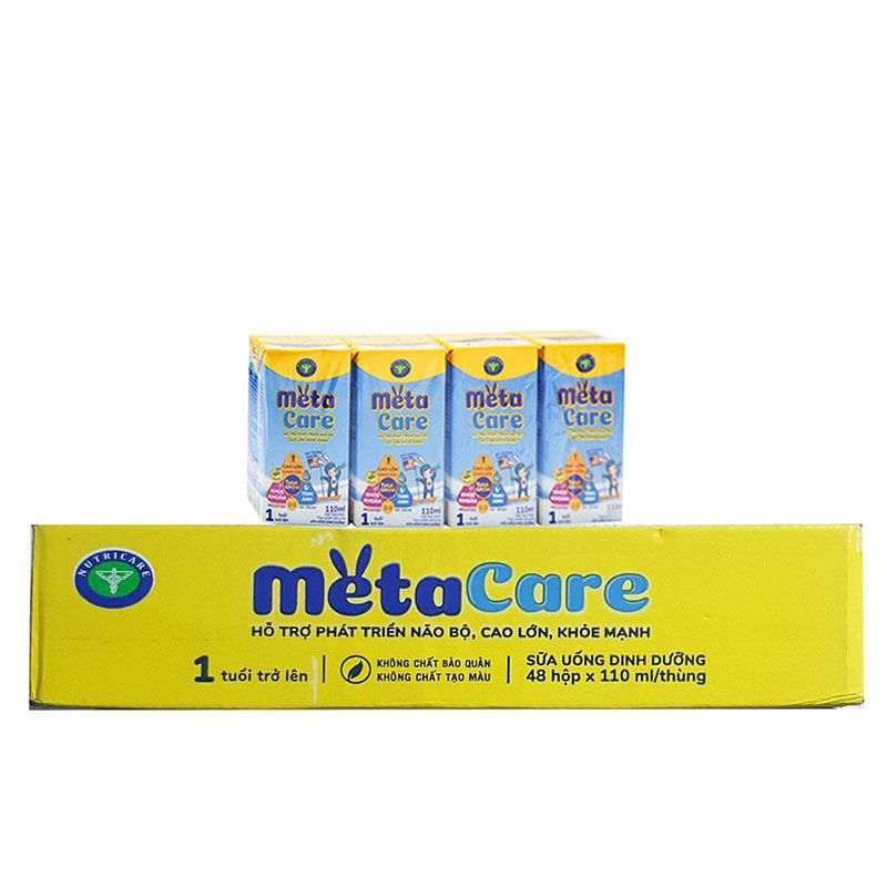 (Date 05/2024) Sữa Bột pha sẳn Metacare Nhãn vàng 110ml