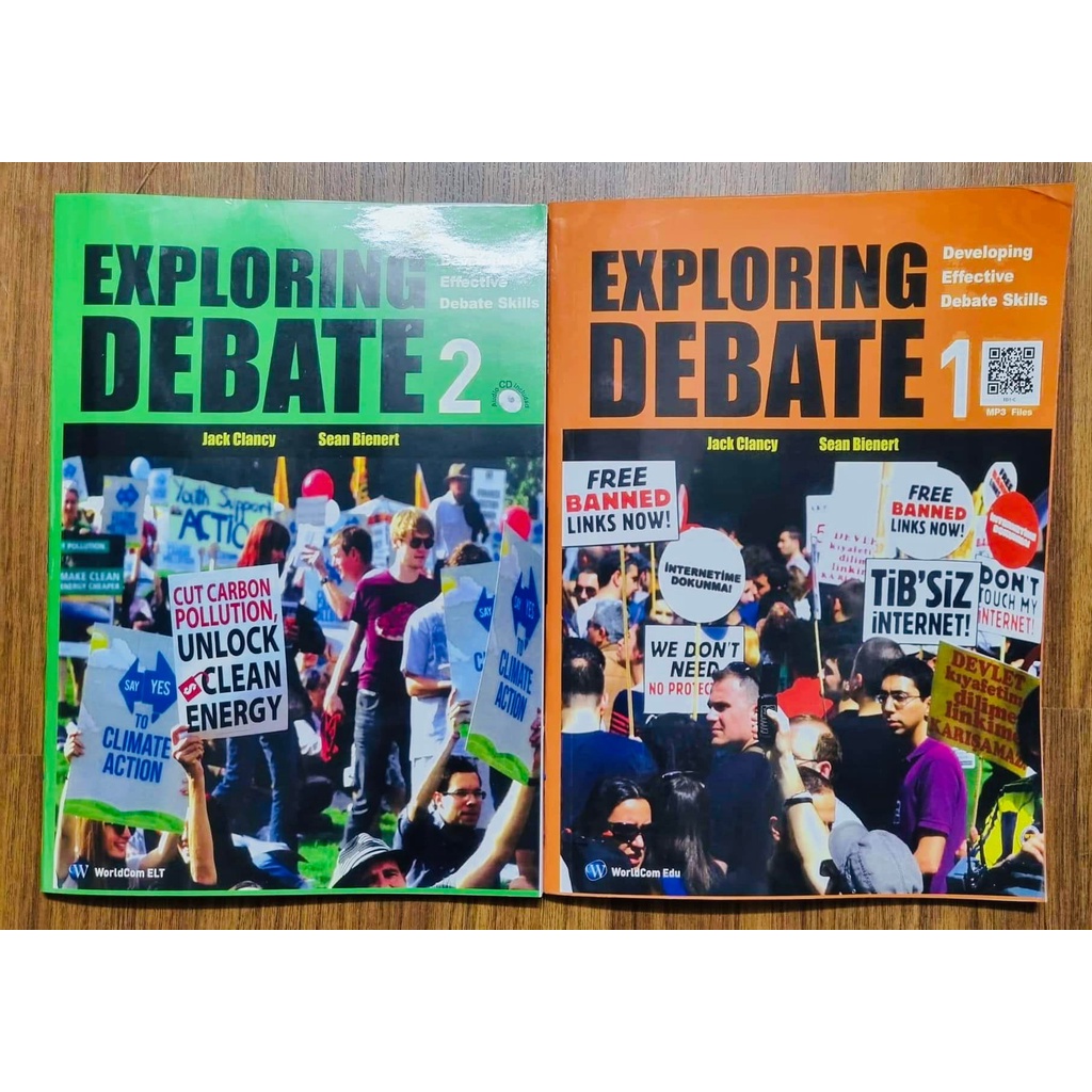 Hàng đẹp - DEBATING CHALLENGE 3 quyển  & EXPLORING DEBATE 2 quyển  -  Tặng Mp3 & Answer Key!