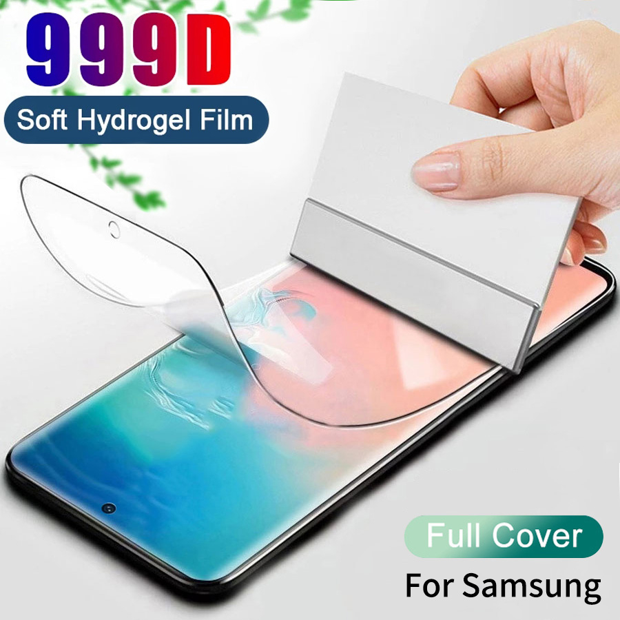 Dán Film Dẻo Full Màn Cong Trong Suốt Cho S22 S21 Plus S10 S9 S8 S20 fe Note 20 Ultra 10 Lite 9 8 A72 A52 A52s A32 4G A03s M21 M31 A02s A12 A10s A20s A02 A30s A21s A10 A20 A30 A50 A50s A70 A01 A11 A31 A51 A71 M20 M21 M51 Miếng Dán Màn Hình