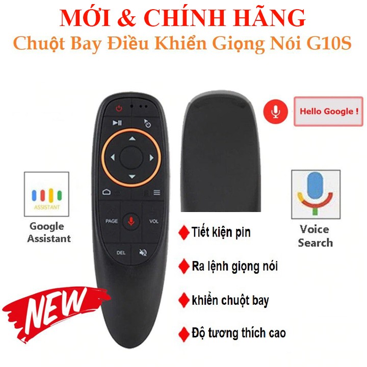 Sale COMBO REMOTE giọng nói chuột bay g10s và  đầu Tivi box thông minh X96 mini amlogic s905L cấu hình 2GB độ phân giải 4K siêu nét nhỏ gọn