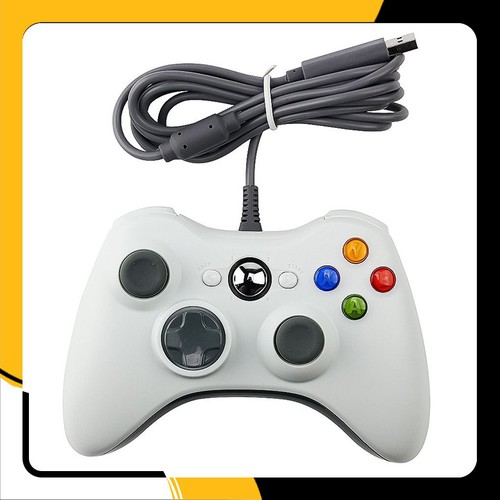 Tay Cầm Xbox 360 có dây - Full Hộp - Tay Cầm Chơi Game Cho PC, Laptop - Full Skill Mọi Tựa Game FO4, PES
