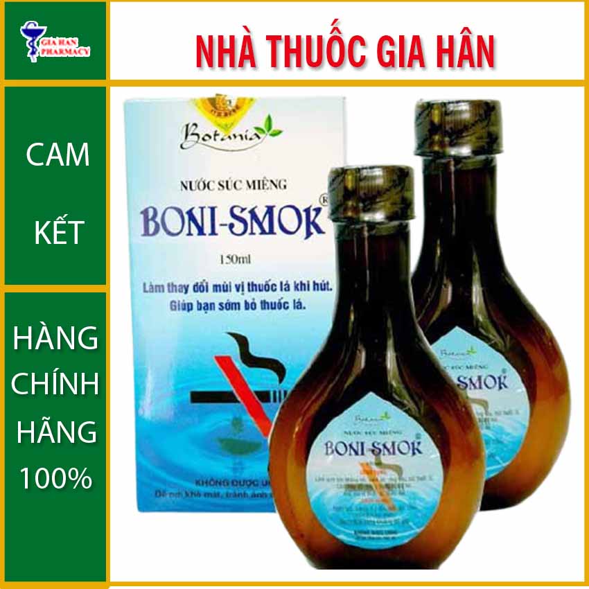 Boni-Smok Chai Nước súc miệng 250ml- Gia Hân